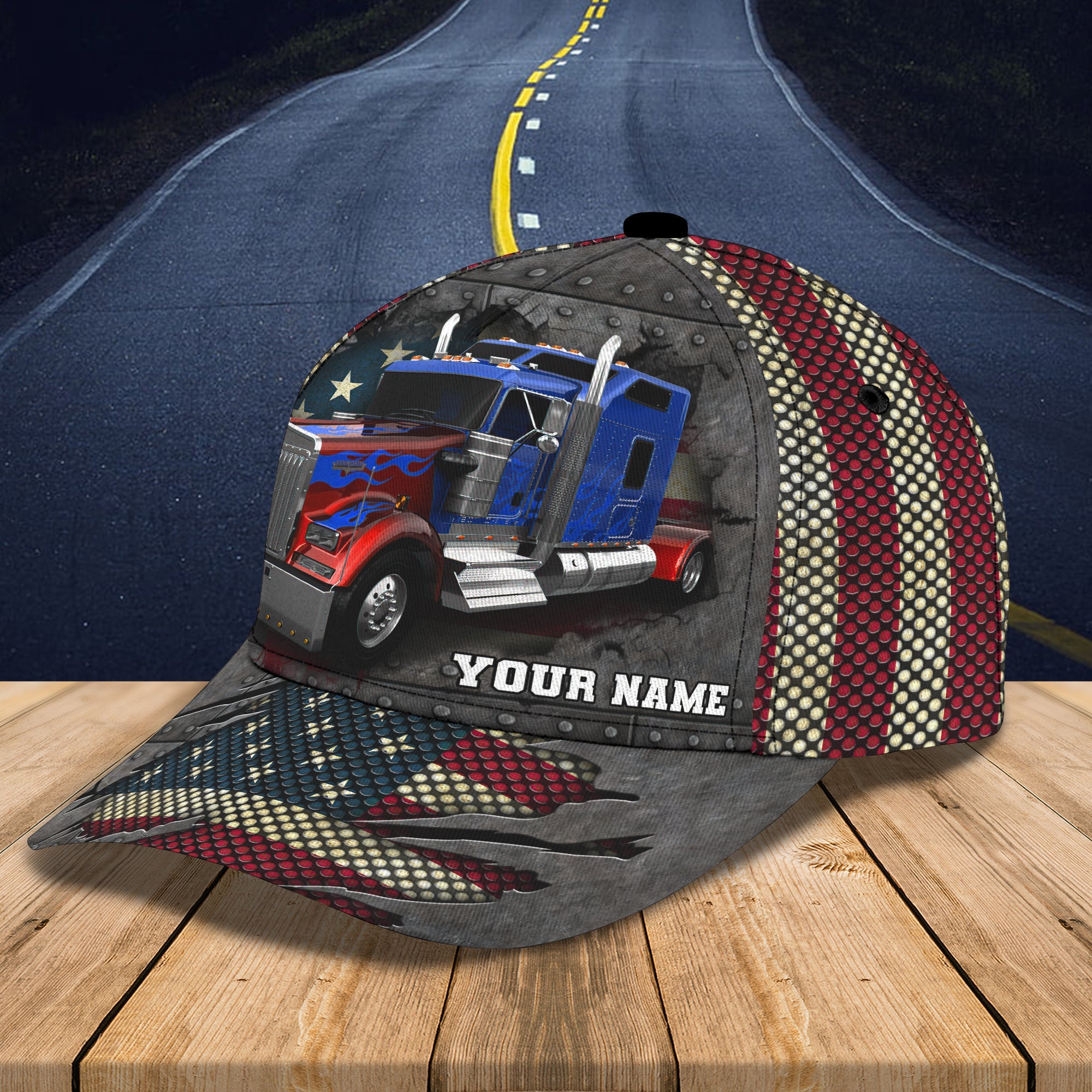 3D Classic Cap Trucker 02 Personalized Name Cap Trucker Hats Custom Hats Gifts For Men & Women