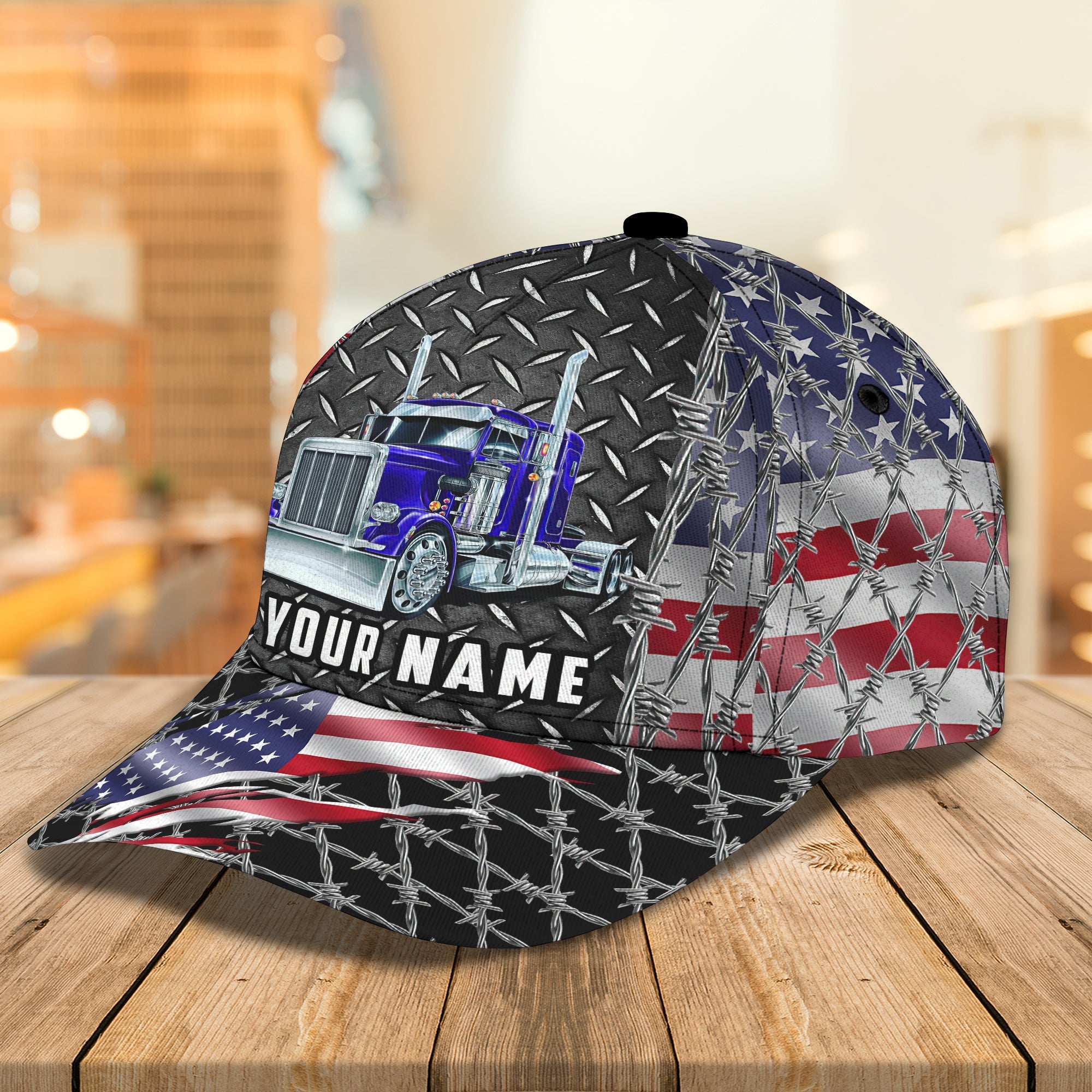 3D Classic Cap Trucker 020 Personalized Name Cap Trucker Hats Custom Hats Gifts For Men & Women