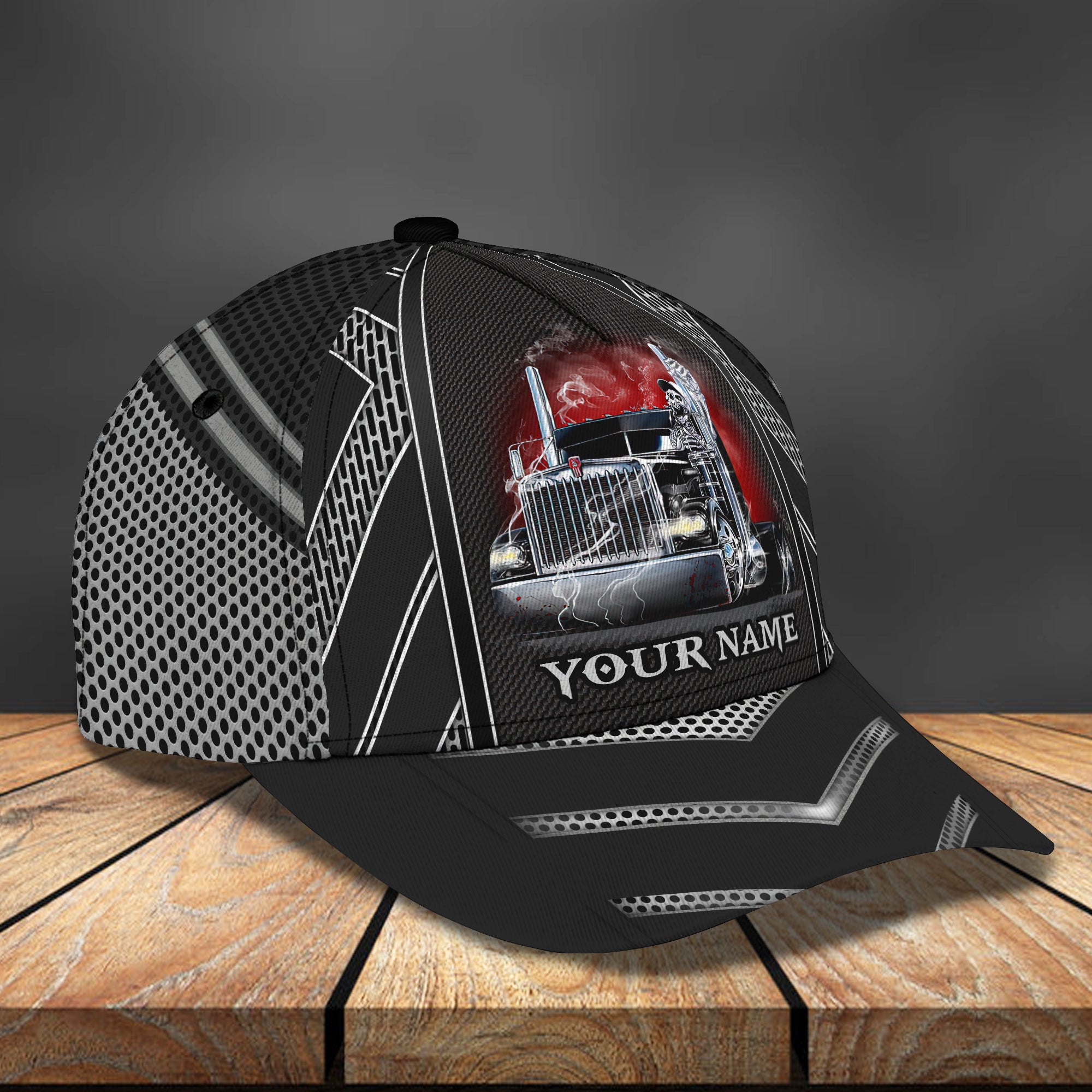 3D Classic Cap Trucker Cap Personalized Name Cap Trucker Hats Custom Hats Gifts For Men & Women