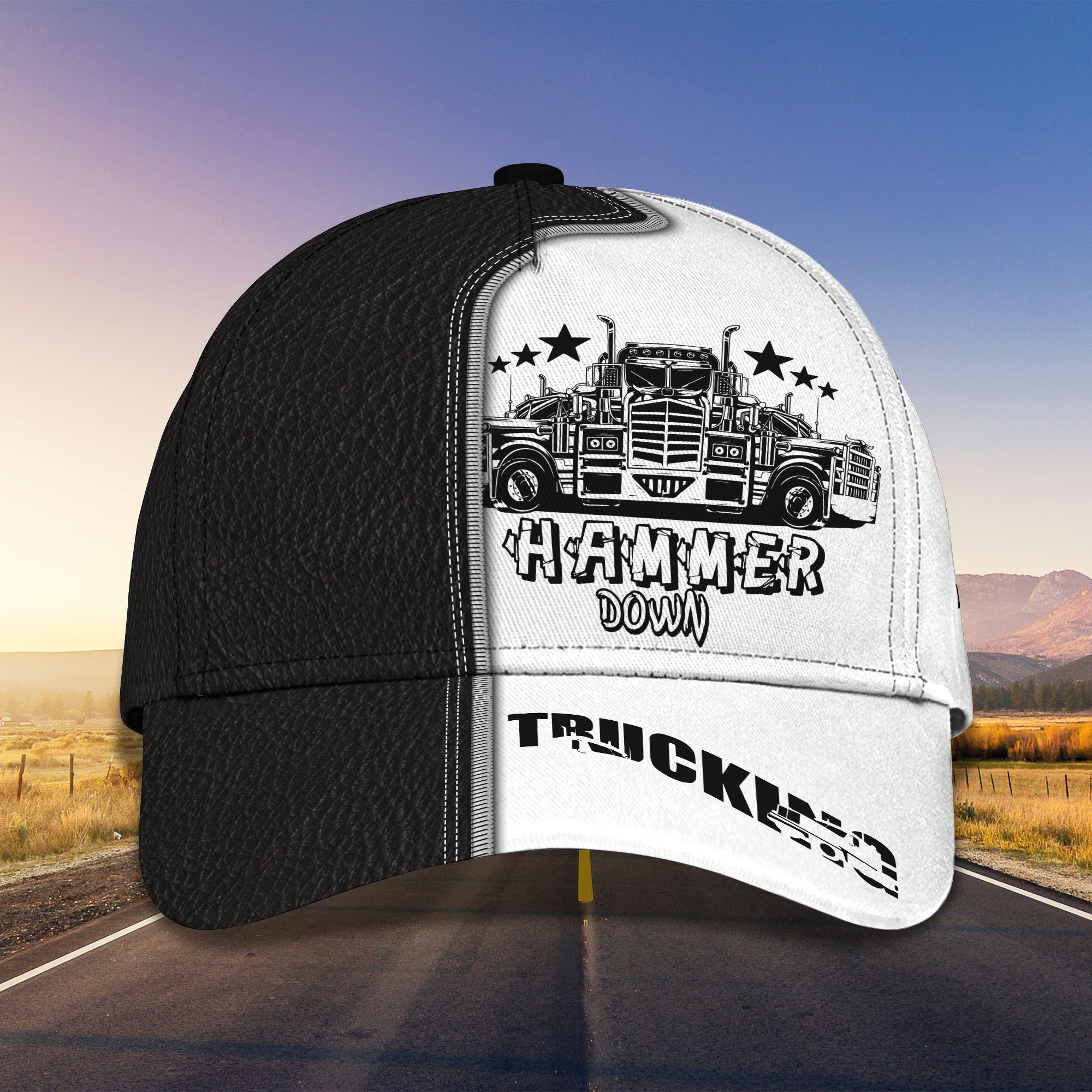 3D Classic Cap Trucker Cap10 Personalized Name Cap Trucker Hats Custom Hats Gifts For Men & Women