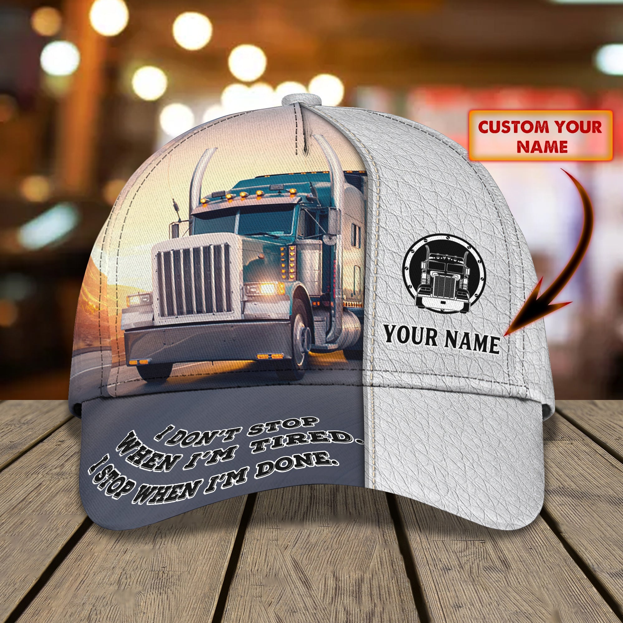 3D Classic Cap Trucker Cap102 Personalized Name Cap Trucker Hats Custom Hats Gifts For Men & Women