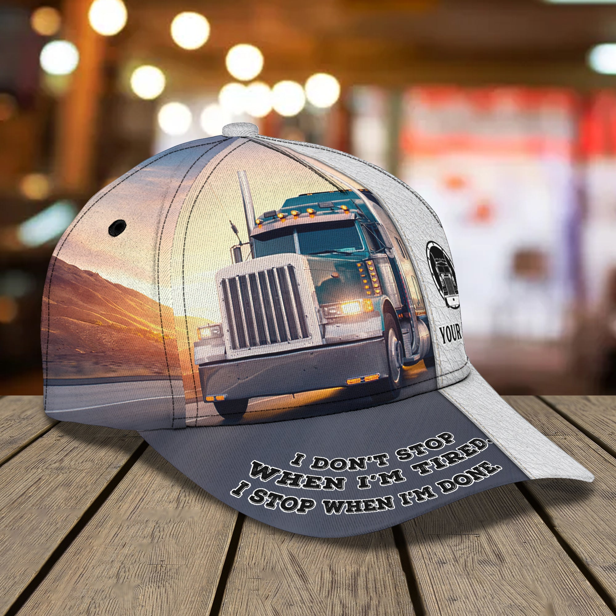 3D Classic Cap Trucker Cap102 Personalized Name Cap Trucker Hats Custom Hats Gifts For Men & Women
