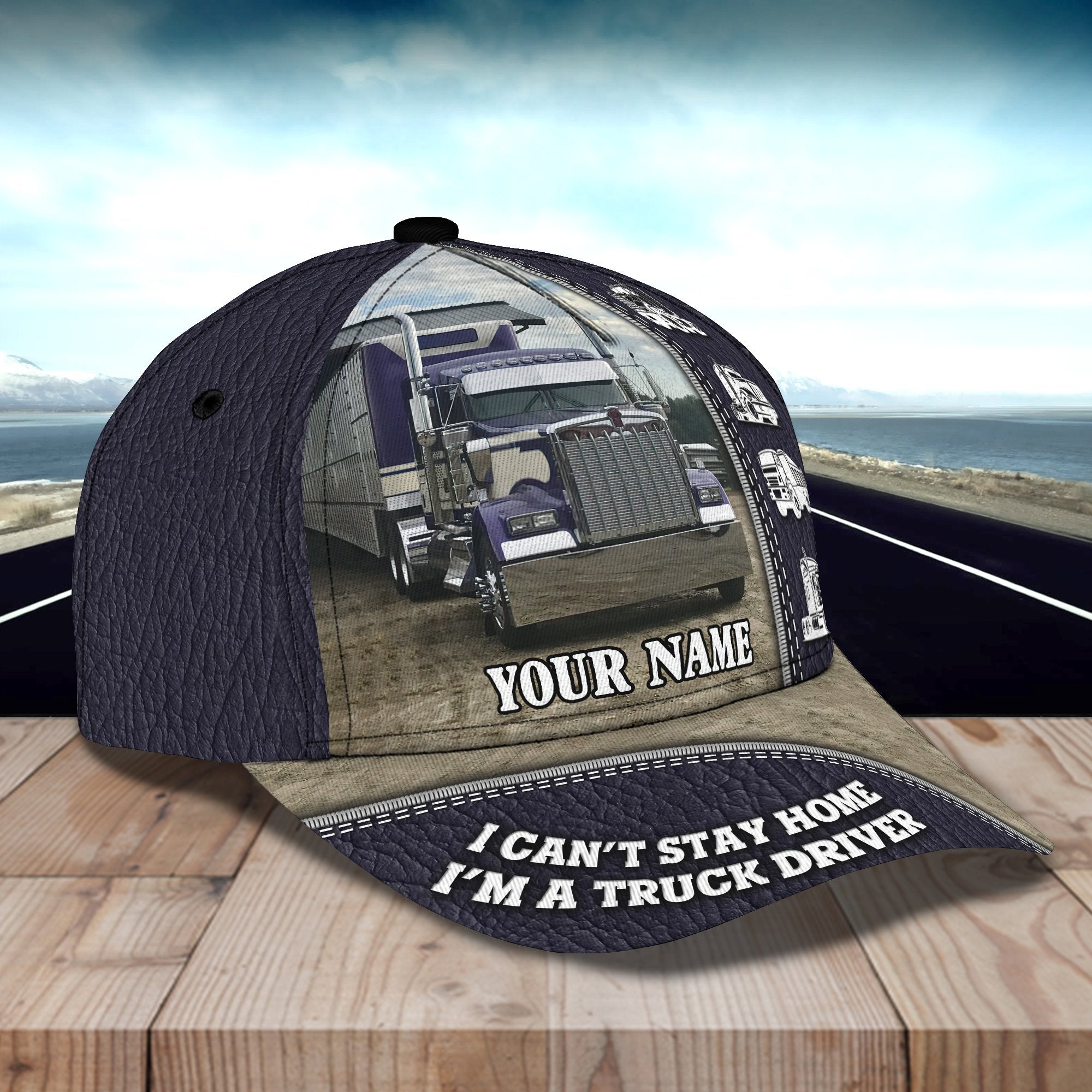 3D Classic Cap Trucker Cap103 Personalized Name Cap Trucker Hats Custom Hats Gifts For Men & Women