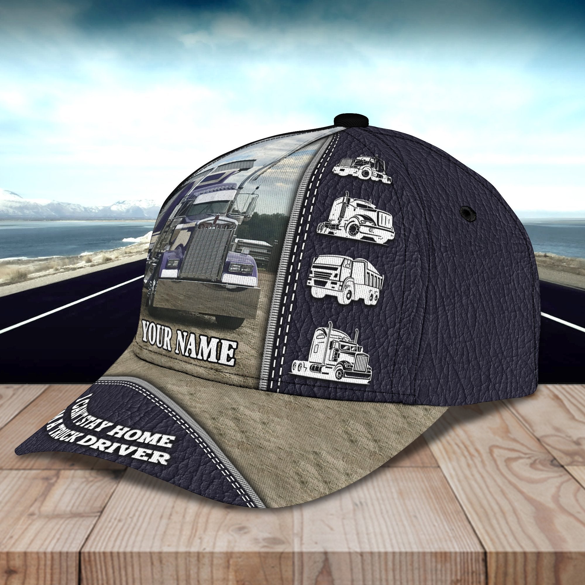3D Classic Cap Trucker Cap103 Personalized Name Cap Trucker Hats Custom Hats Gifts For Men & Women