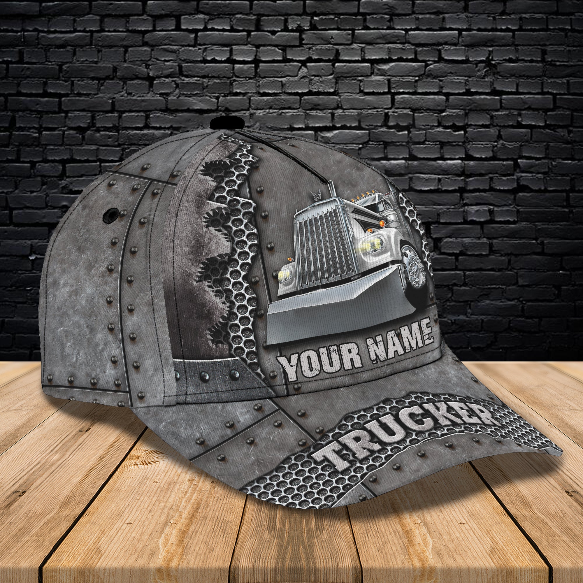 3D Classic Cap Trucker Cap4 Personalized Name Cap Trucker Hats Custom Hats Gifts For Men & Women