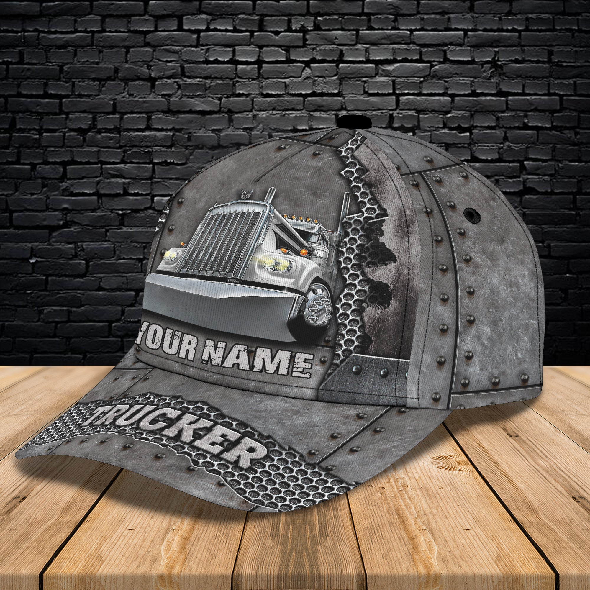 3D Classic Cap Trucker Cap4 Personalized Name Cap Trucker Hats Custom Hats Gifts For Men & Women