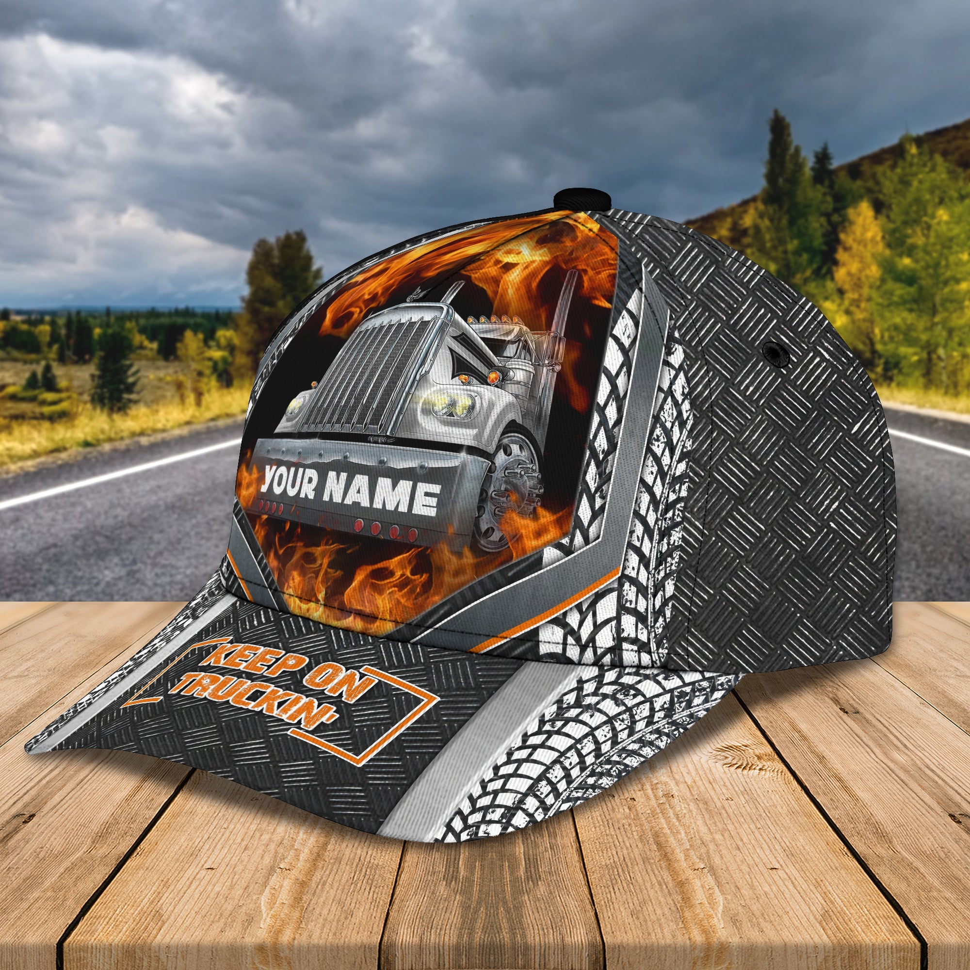 3D Classic Cap Trucker Cap9 Personalized Name Cap Trucker Hats Custom Hats Gifts For Men & Women