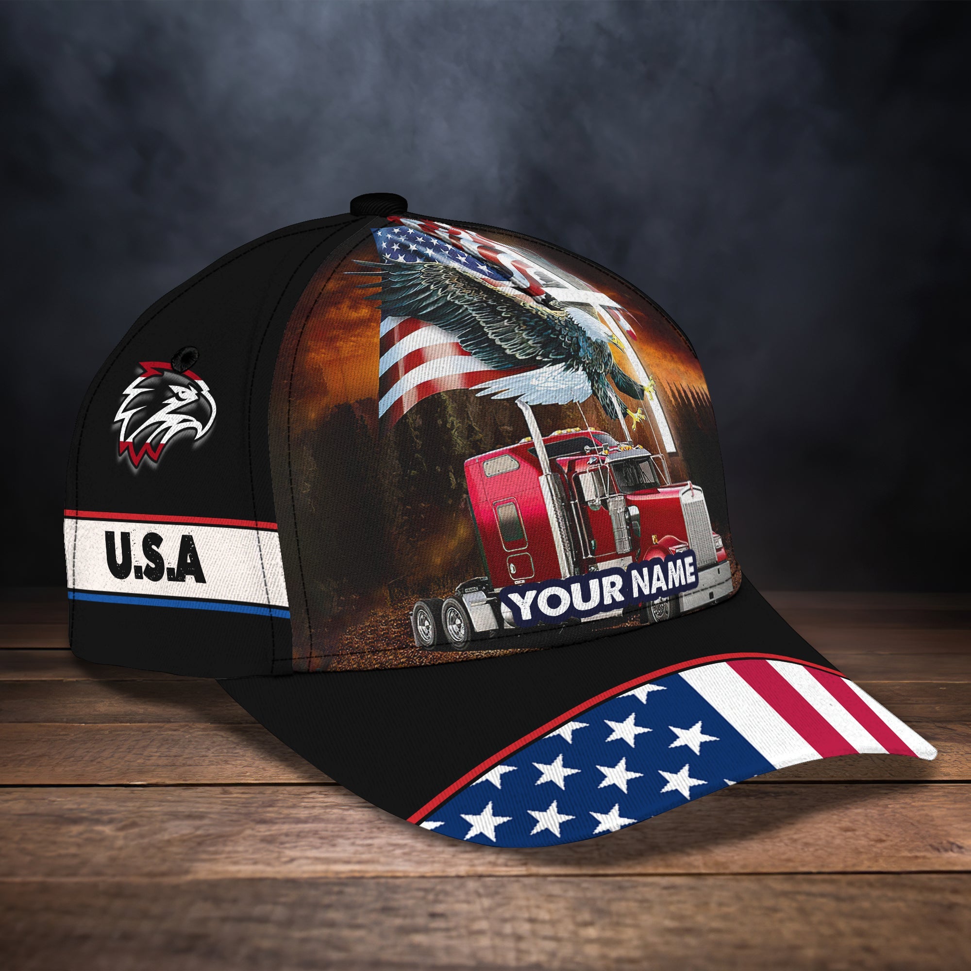 3D Classic Cap Truckerpersonalized Name Cap 01 Trucker Hats Custom Hats Gifts For Men & Women