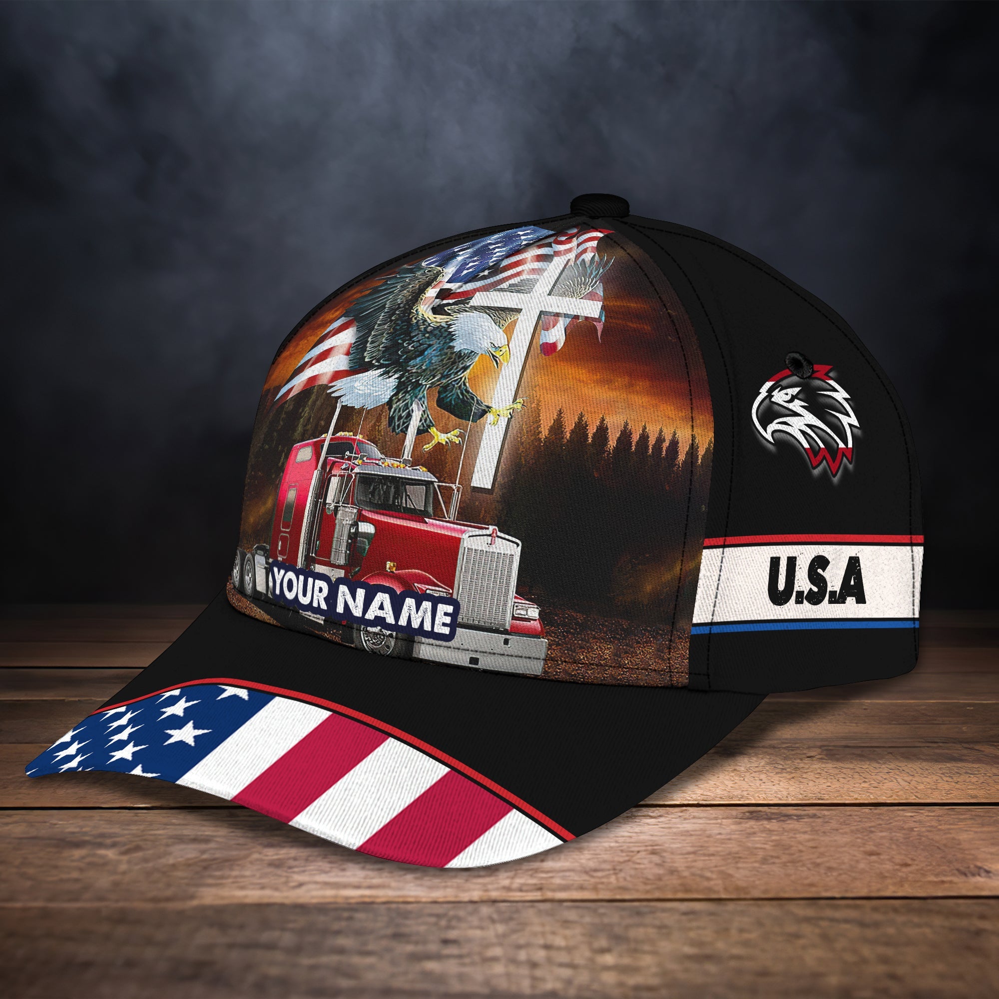 3D Classic Cap Truckerpersonalized Name Cap 01 Trucker Hats Custom Hats Gifts For Men & Women