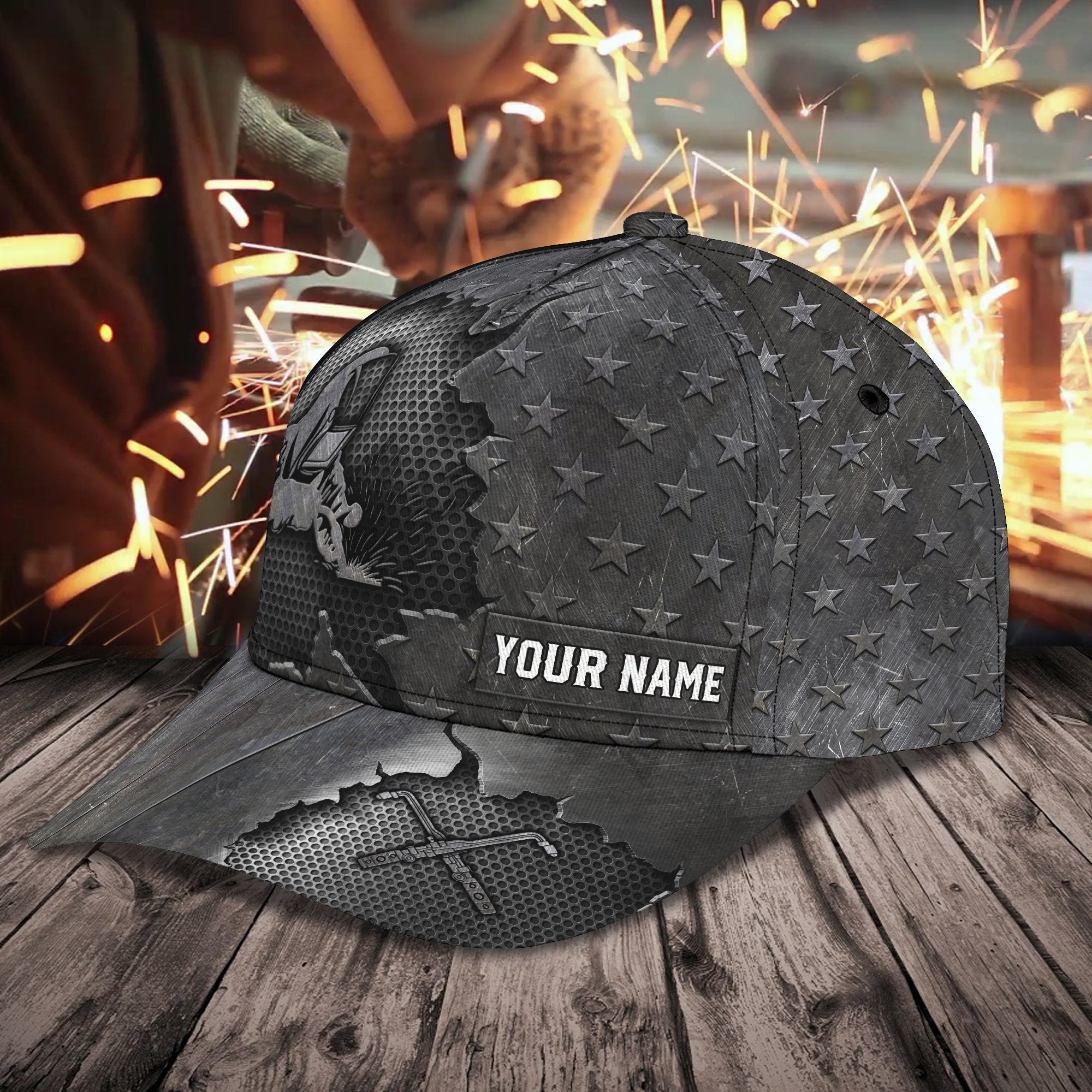 3D Classic Cap Welder 2 Personalized Name Cap 41 Trucker Hats Custom Hats Gifts For Men & Women