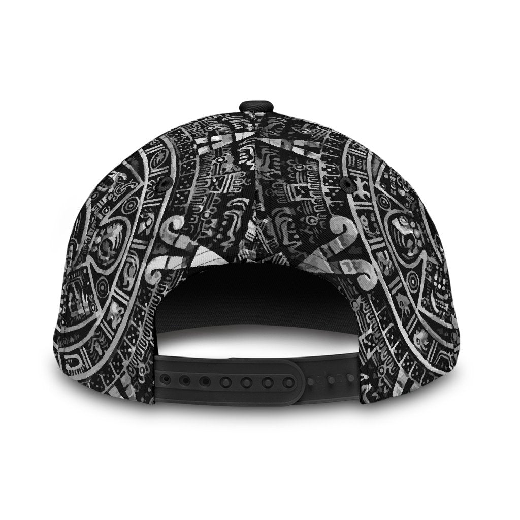 3D Full Printed Aztec Mexican Classic Cap, Aztec Cap Hat, Mexico Aztec Hat Cap For Him Her Trucker Hats Custom Hats Gifts For Men & Women