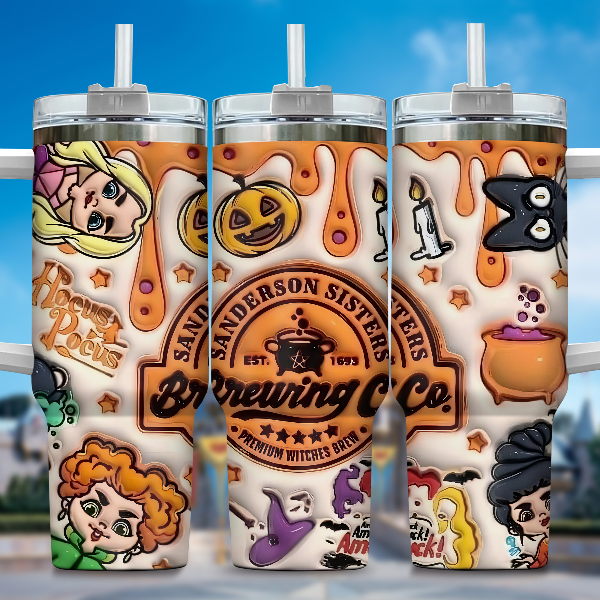 3D Horror Movies Custom Stanley Cup 40 oz 30 oz Tumbler With HandleTVC2301354