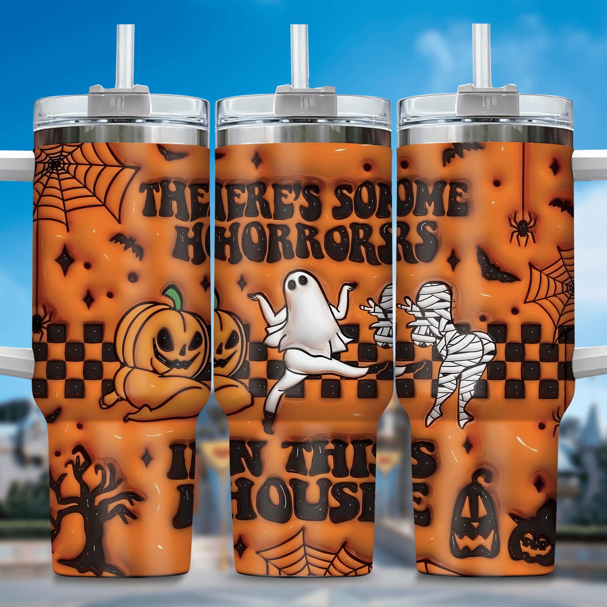 3D Horror Movies Custom Stanley Cup 40 oz 30 oz Tumbler With HandleTVC2301355