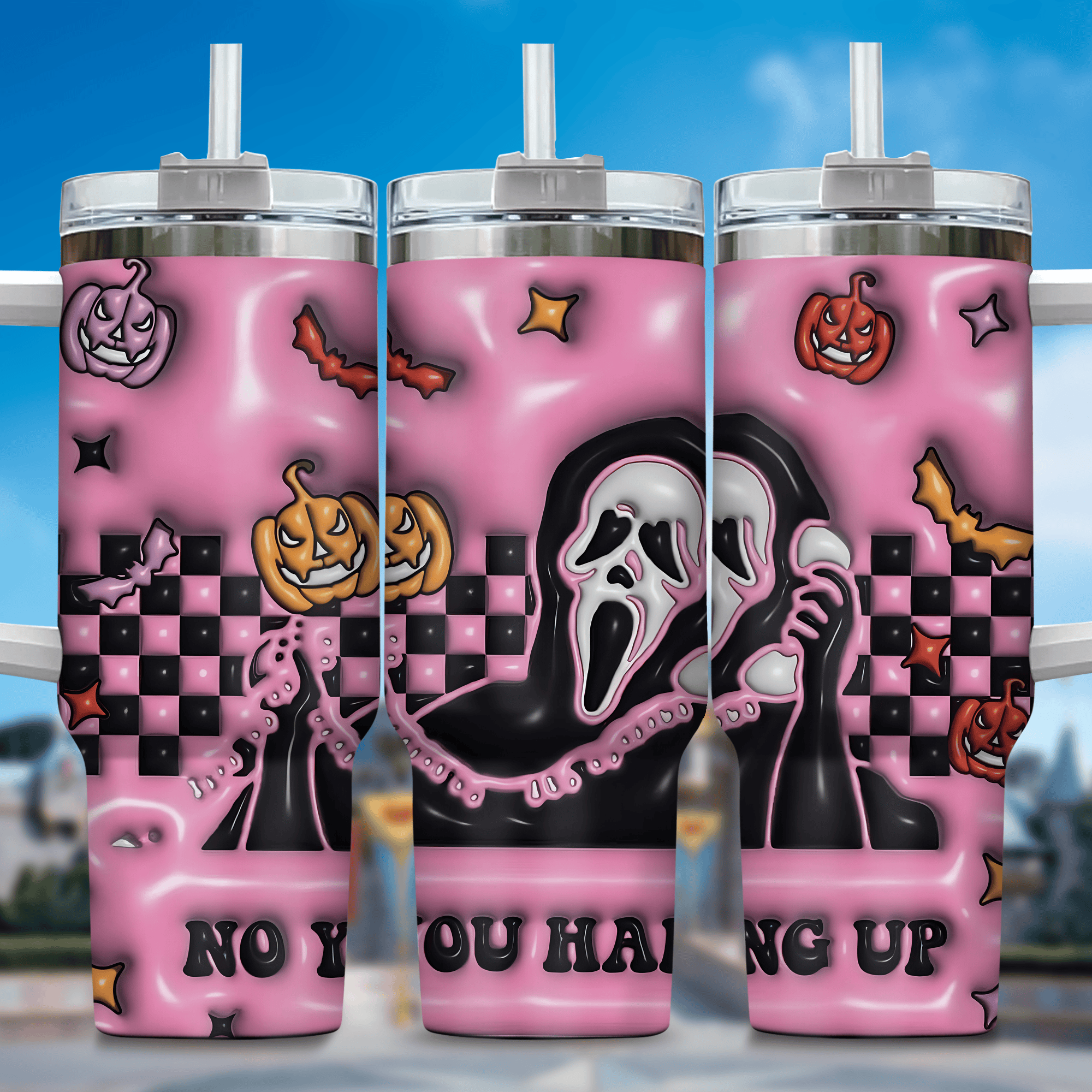 3D Horror Movies Custom Stanley Cup 40 oz 30 oz Tumbler With HandleTVC2301355