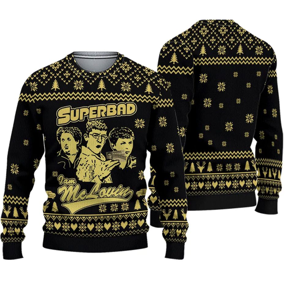 3D I Am Mclovin Superbad 3D Christmas Ugly Sweater