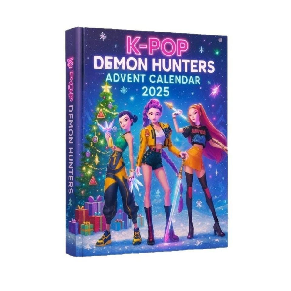 3D Kpop Demon Hunters Advent Calendar 2025 - 24 Resin Farmhouse - Christmas Figurines - Image 2