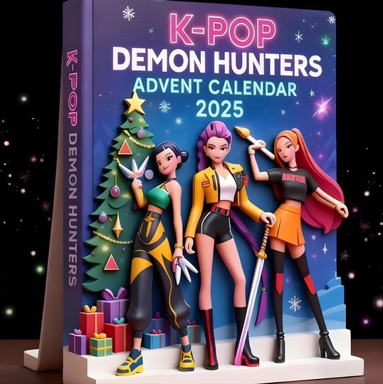 3D Kpop Demon Hunters Advent Calendar - 24-Day Gift Set, Ideal For KPop Anime Fans. - Image 5