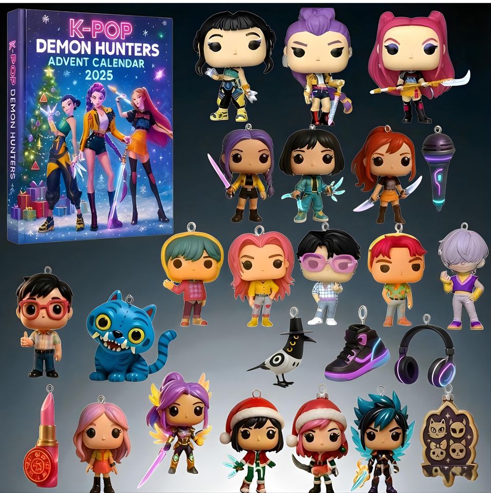 3D Kpop Demon Hunters Advent Calendar - 24-Day Gift Set, Ideal For KPop Anime Fans. - Image 3
