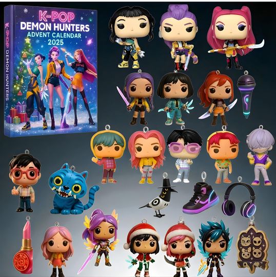 3D Kpop Demon Hunters Advent Calendar - 24-Day Gift Set, Ideal For KPop Anime Fans. - Image 7