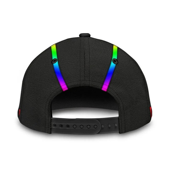 3D LGBT Cap For Couple Lesbian, Be Proud Be Visible LGBT Printing Baseball Cap Hat, Gift For Gay Friends Trucker Hats Custom Hats Gifts For Men & Women