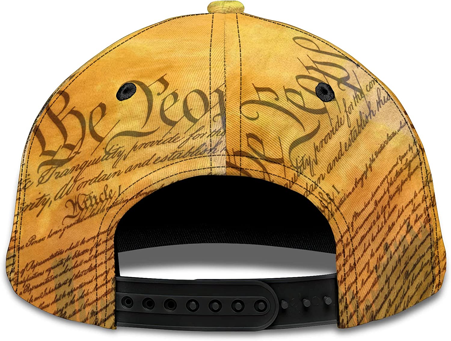 3D Printing Custom US Veteran Adjustable Snapback Cap, Personalized We The People US Flag 3D Classic Cap for Men, Veteran Day Gift Trucker Hats Custom Hats Gifts For Men & Women