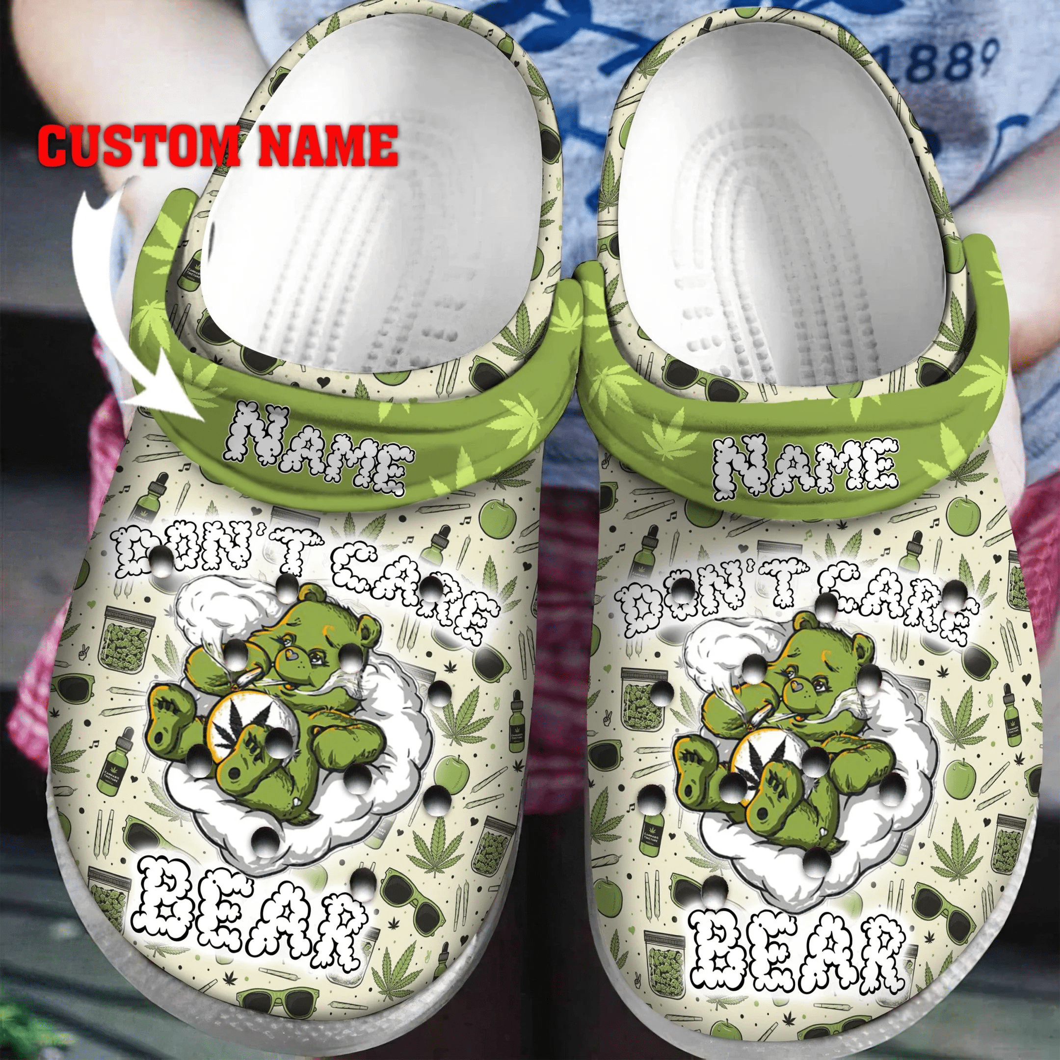 420 Bear Crocs Crocband Comfortable Clogs Shoes For Men Women