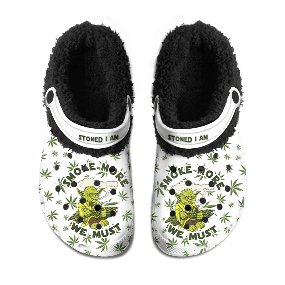 420 Bear Crocs Fuzzy Crocband Clogs Comfortable Shoes For Men Women