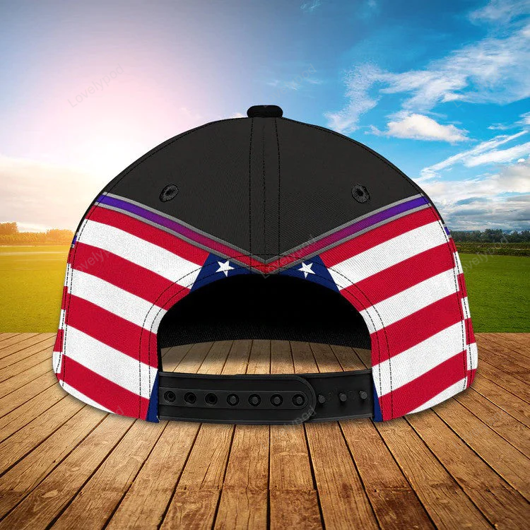 4th of July Personalized Hippie Cap, Cute gift for Hippie Community for Girl and Man Cap Hat Trucker Hats Custom Hats Gifts For Men & Women
