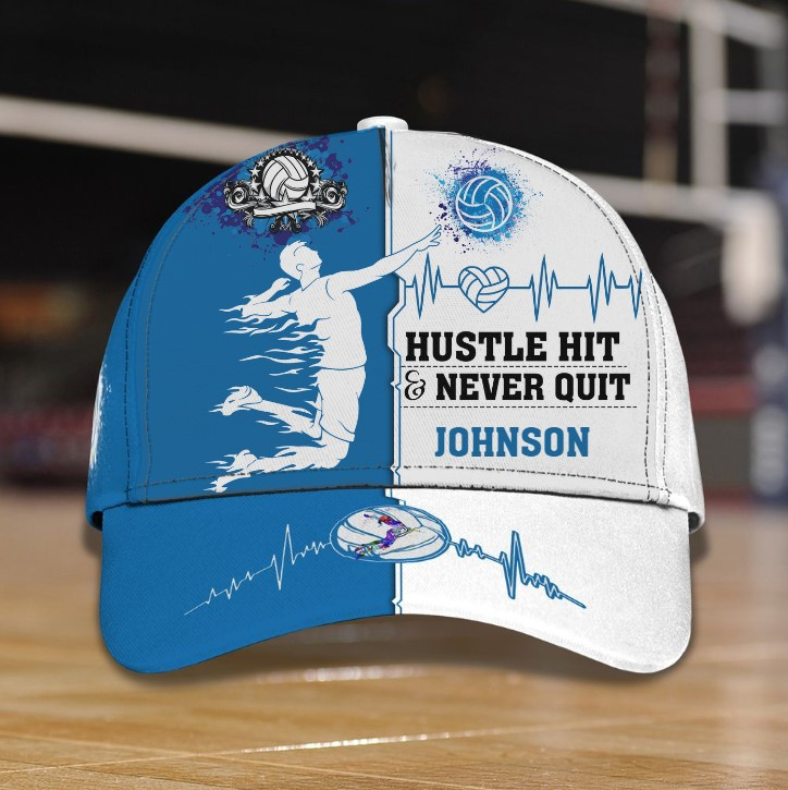 4th of July Volleyball Flag Classic Cap for Men, Women, Independence Day Volleyball Team Hat Uniform for Friends Trucker Hats Custom Hats Gifts For Men & Women