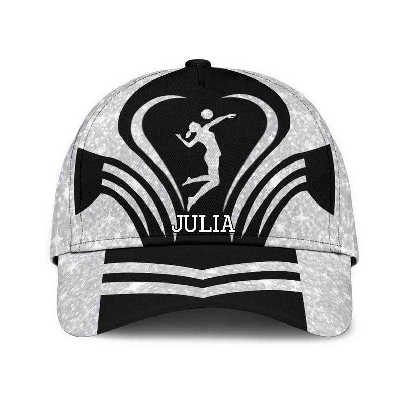 4th of July Volleyball Flag Classic Cap for Men, Women, Independence Day Volleyball Team Hat Uniform for Friends Trucker Hats Custom Hats Gifts For Men & Women