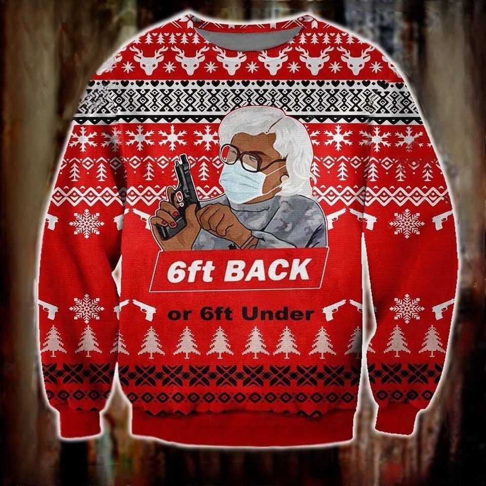 6ft Back Or 6ft Under 3D Sweater