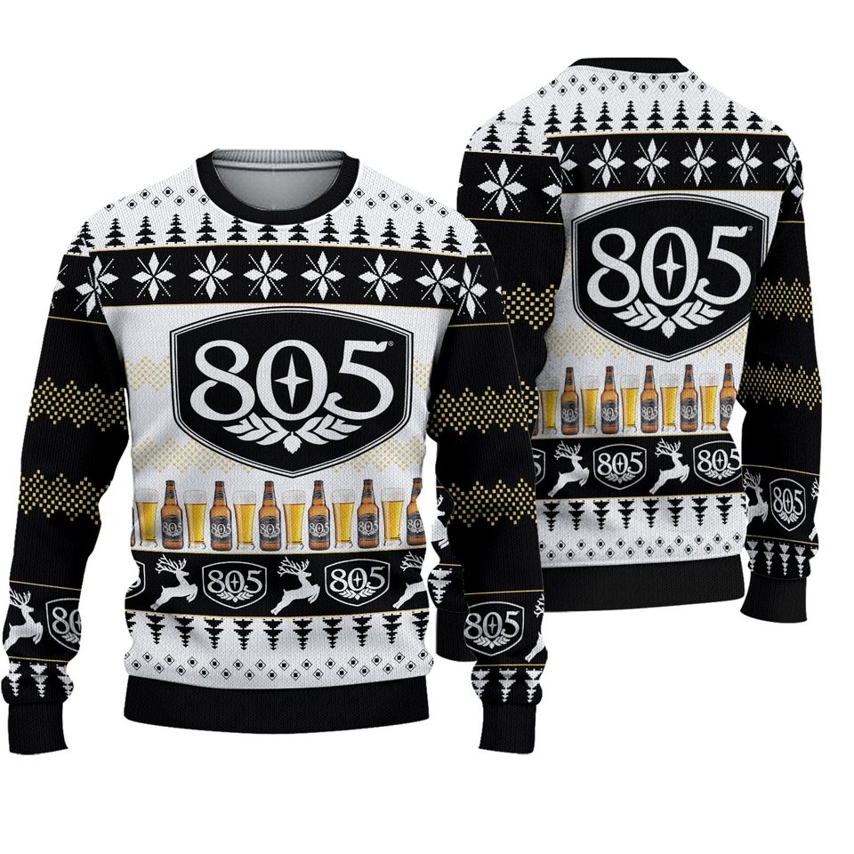 805 Beer Ugly Christmas Sweater