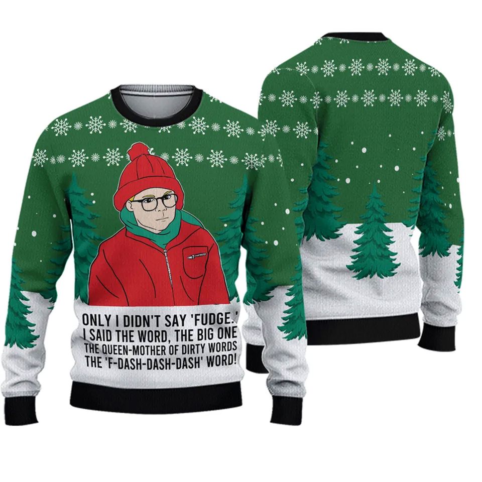 A Christmas Story Fudge Funny Christmas Sweater