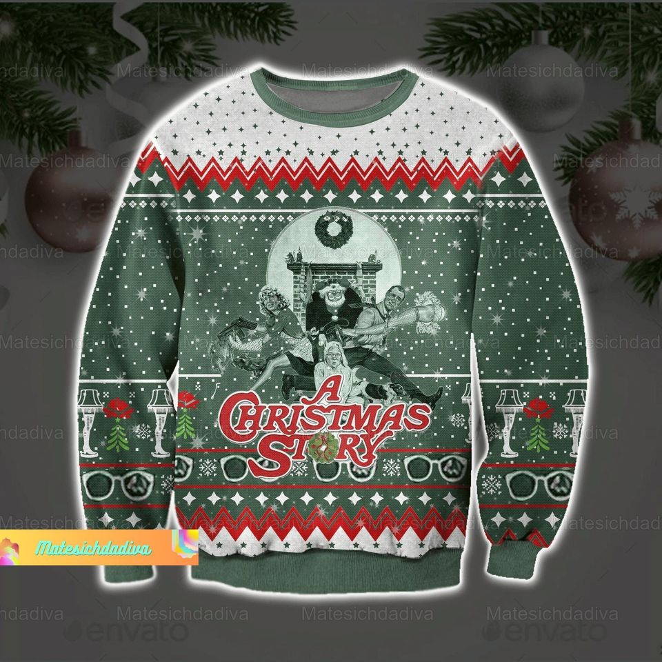 A Christmas Story Holiday Sweater for Fans