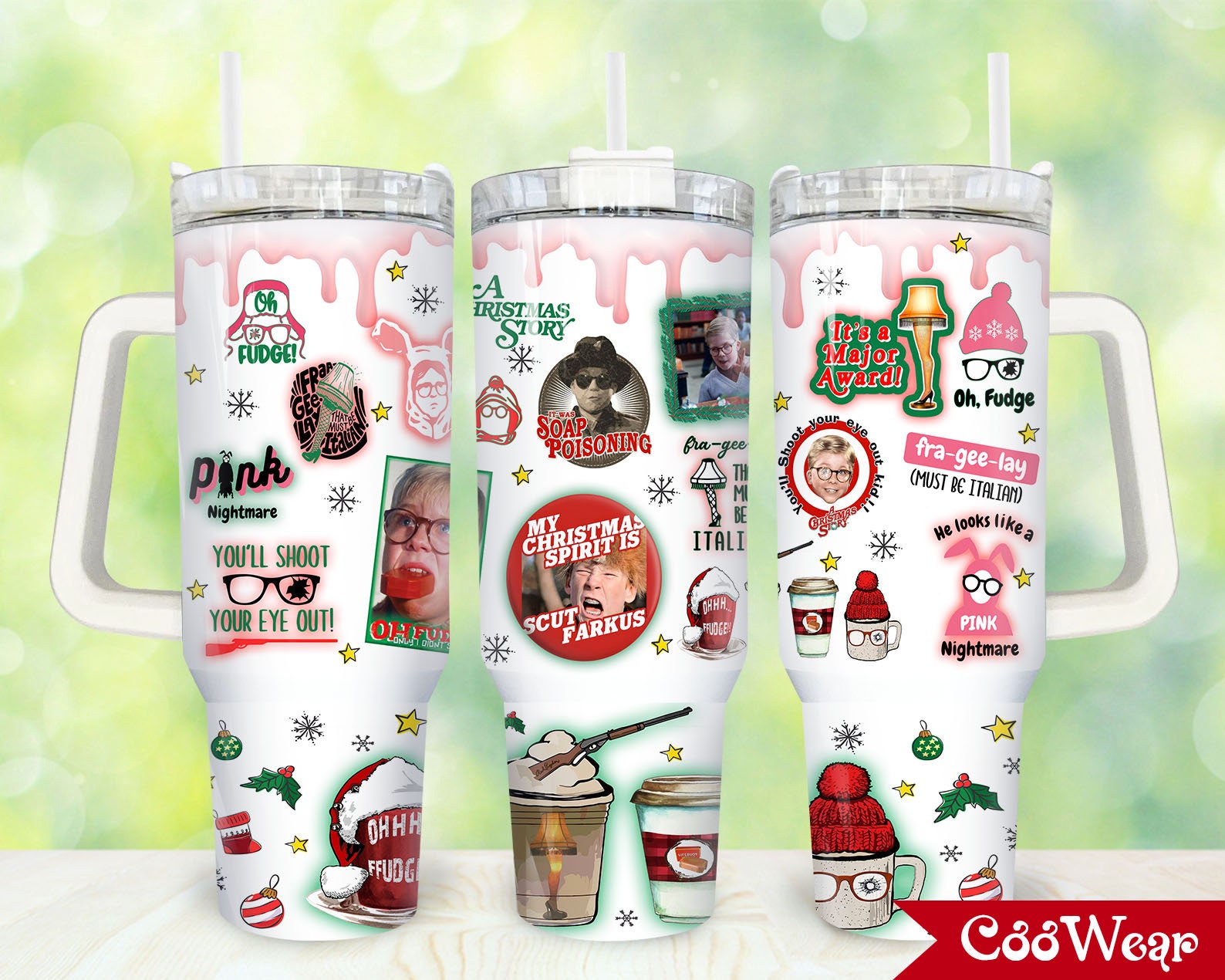 A Christmas Story Movies Custom Stanley Cup 40 oz 30 oz Tumbler With HandleTVC2301861