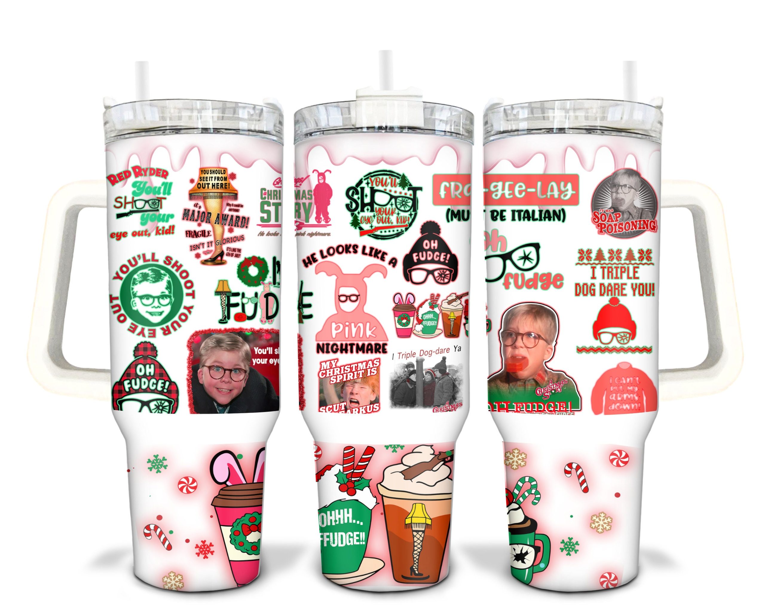 A Christmas Story Movies Custom Stanley Cup 40 oz 30 oz Tumbler With HandleTVC2301911