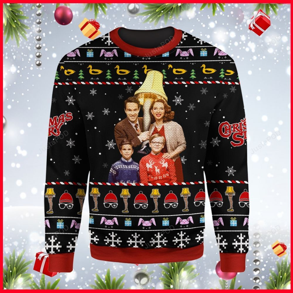 A Christmas Story Ugly Christmas Sweater Adult 3D Funny Matching for family