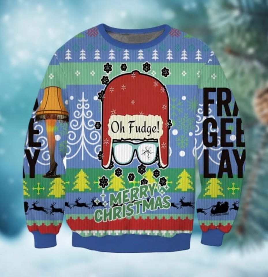 A Christmas Story Ugly Christmas Sweater, Ralphie Parker Holiday Sweater