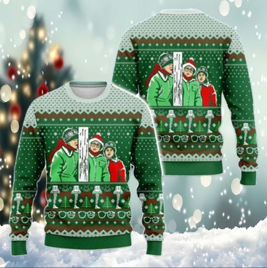 A Christmas Story Ugly Sweater, I Triple Dog Dare You A Xmas Sweater - Image 4