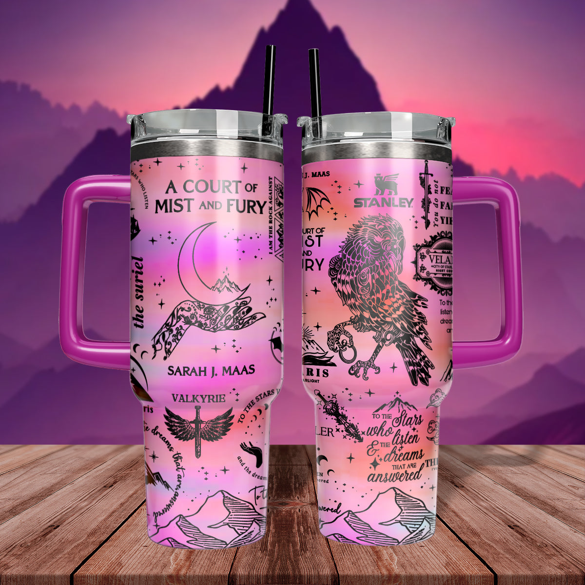 A Court Of Mist And Fury Book Custom Stanley Cup 40 oz 30 oz Tumbler With HandleTVC2301552