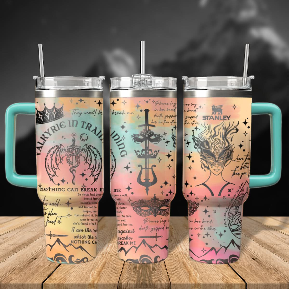 A Court of Silver Flames Book Custom Stanley Cup 40 oz 30 oz Tumbler With HandleTVC2301480