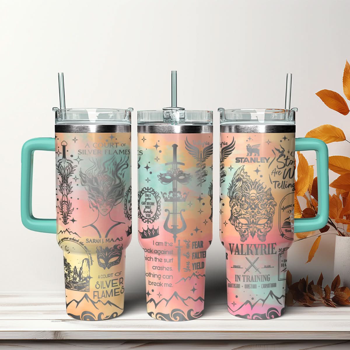 A Court of Silver Flames Book Custom Stanley Cup 40 oz 30 oz Tumbler With HandleTVC2301481