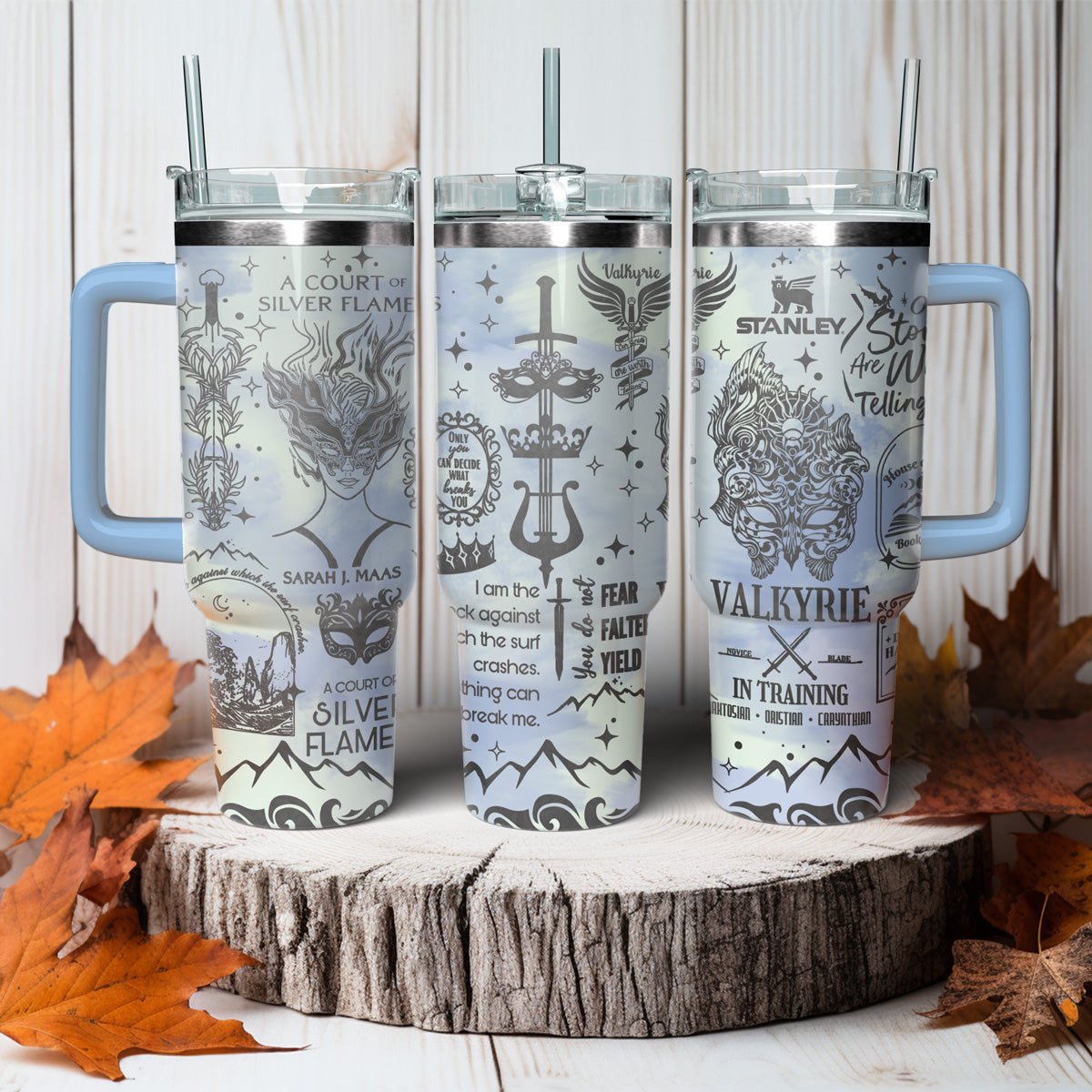 A Court of Silver Flames Book Custom Stanley Cup 40 oz 30 oz Tumbler With HandleTVC2301570