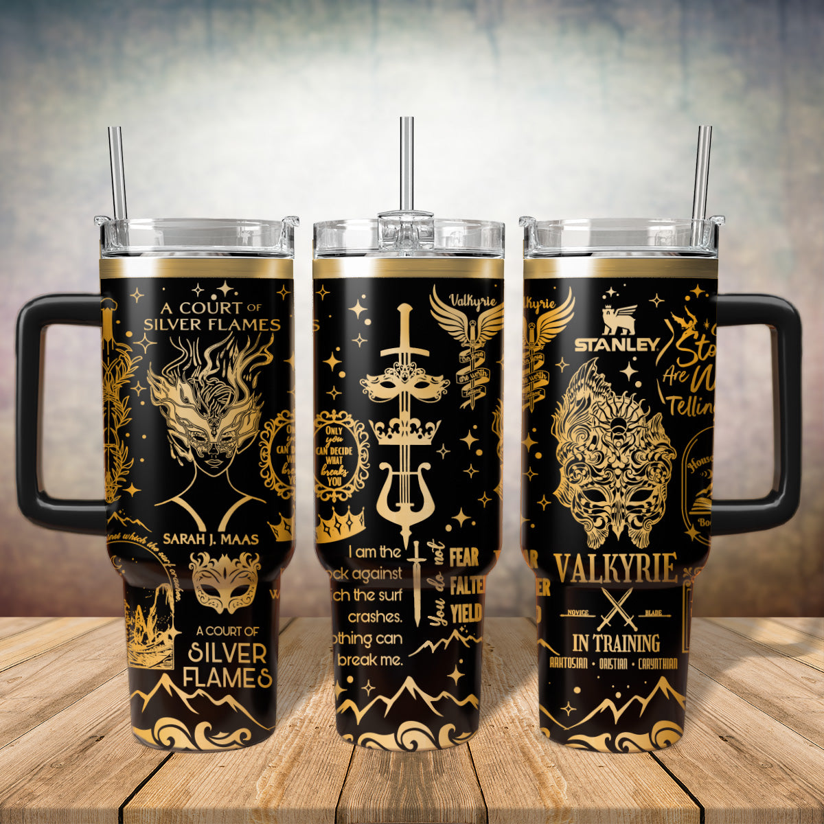 A Court of Silver Flames Book Custom Stanley Cup 40 oz 30 oz Tumbler With HandleTVC2301570