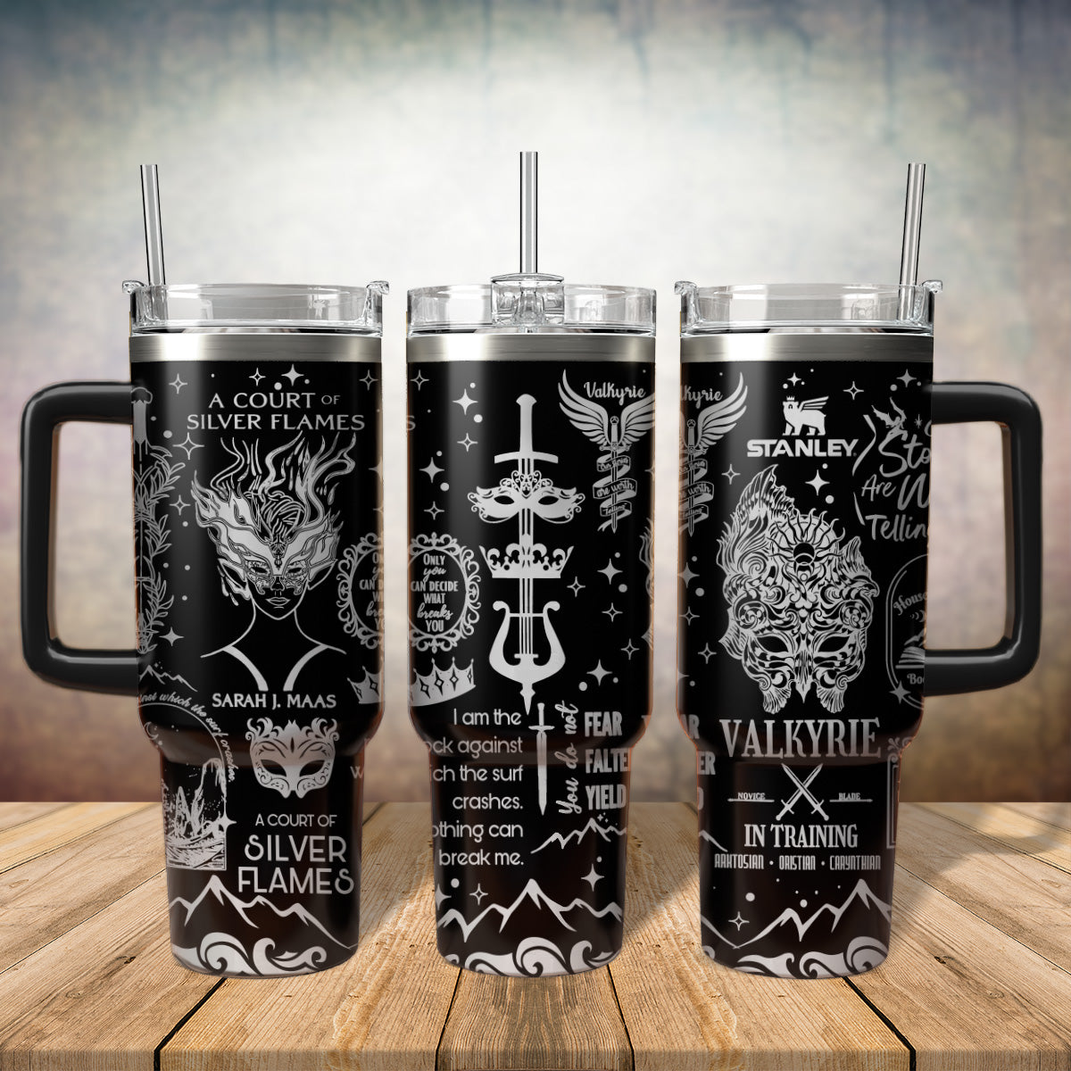 A Court of Silver Flames Book Custom Stanley Cup 40 oz 30 oz Tumbler With HandleTVC2301570
