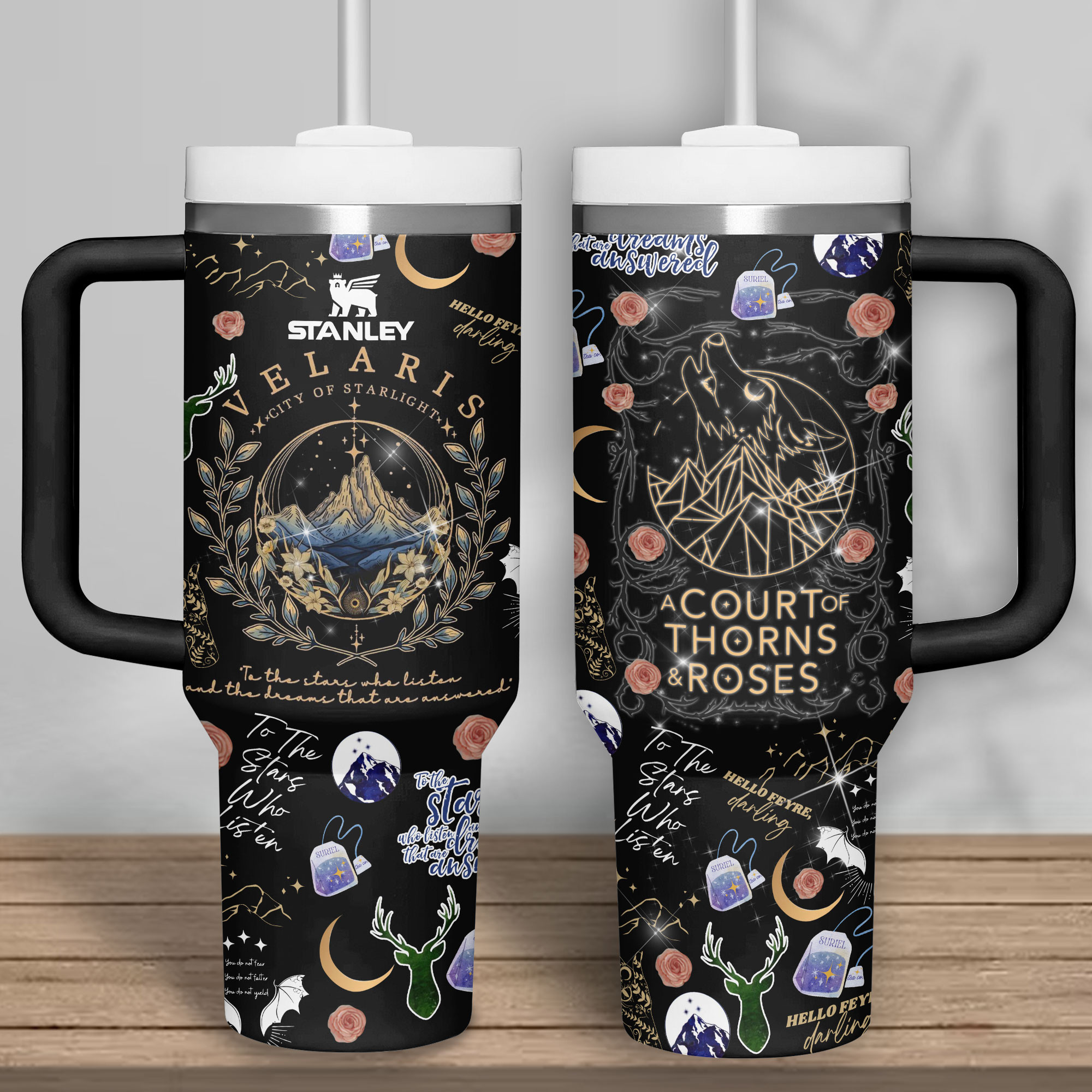 A Court of Thorns and Roses Book Custom Stanley Cup 40 oz 30 oz Tumbler With HandleTVC2301341