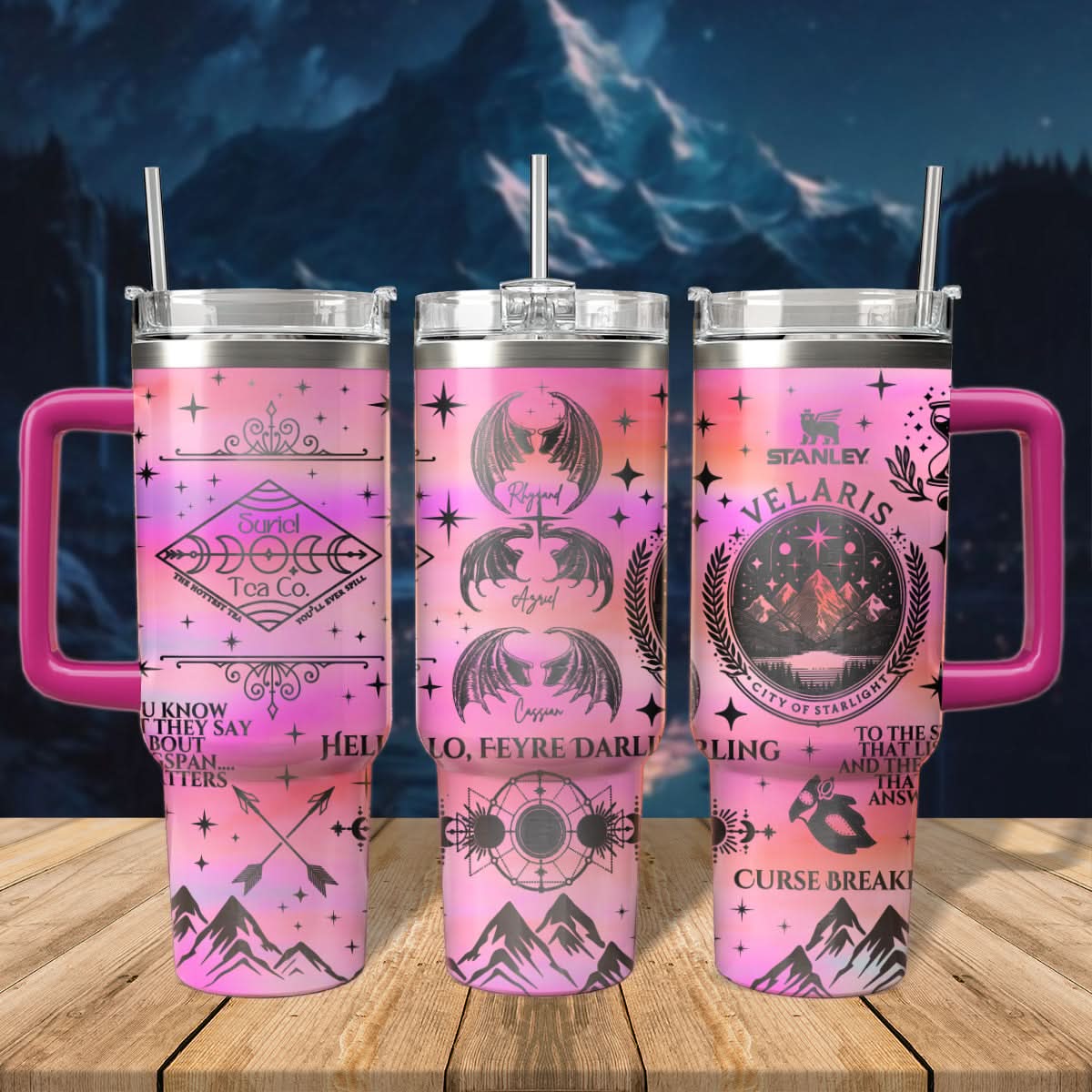 A Court Of Thorns And Roses Book Custom Stanley Cup 40 oz 30 oz Tumbler With HandleTVC2301479