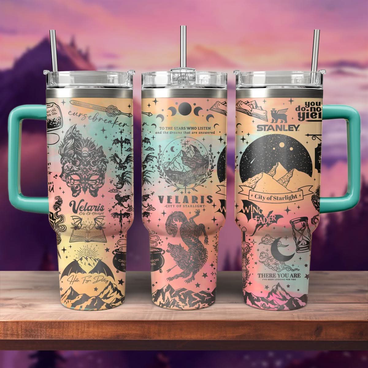 A Court Of Thorns And Roses Book Custom Stanley Cup 40 oz 30 oz Tumbler With HandleTVC2301480