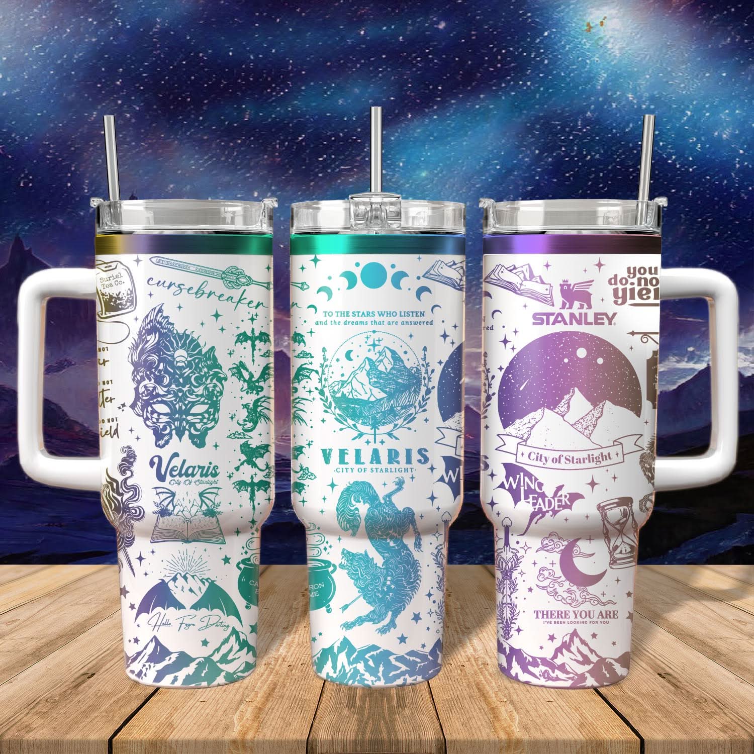 A Court Of Thorns And Roses Book Custom Stanley Cup 40 oz 30 oz Tumbler With HandleTVC2301480