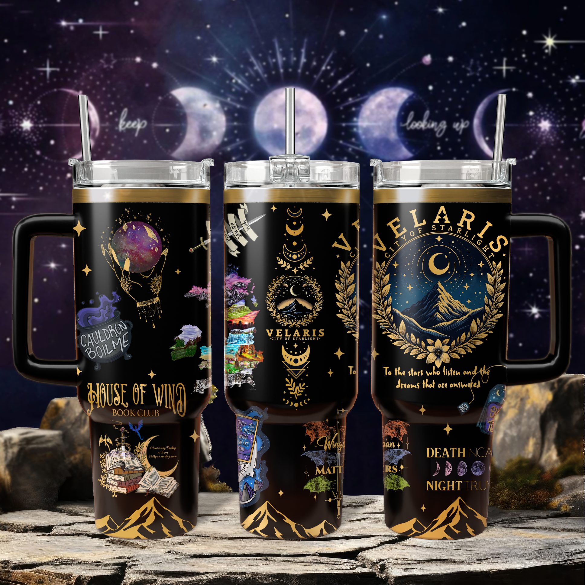 A Court Of Thorns And Roses Book Custom Stanley Cup 40 oz 30 oz Tumbler With HandleTVC2301481